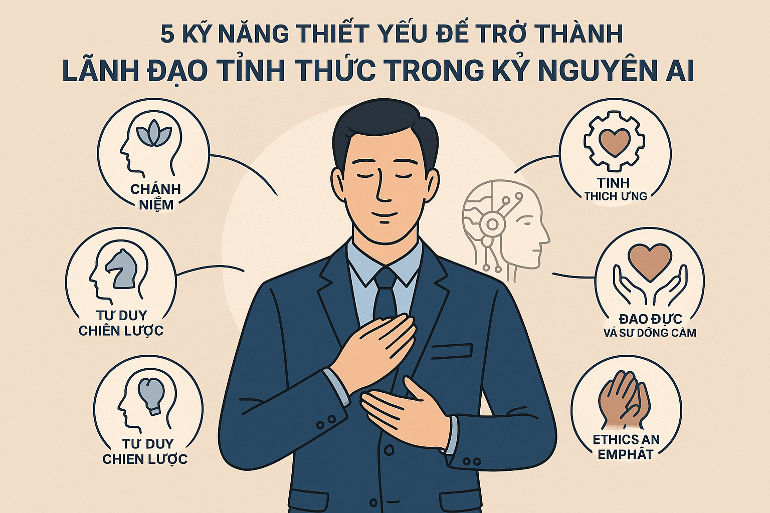 5 kỹ năng thiết yếu để trở thành lãnh đạo tỉnh thức
